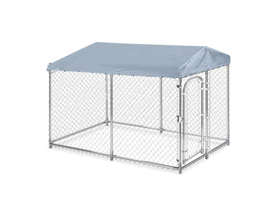Dog Run with Roof - 4m x 2.3m x 2.3m
