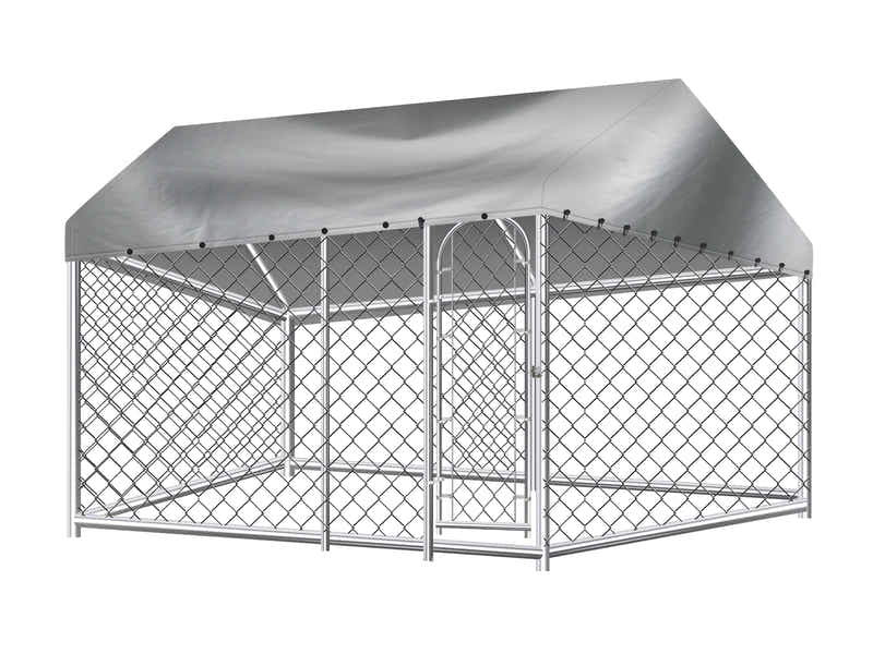Dog Run with Roof - 4m x 2.3m x 2.3m