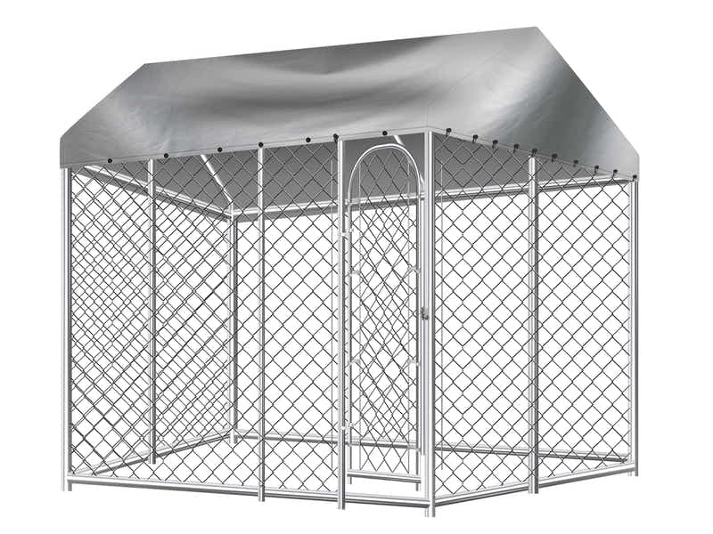 DS Dog Run with Roof - 4m x 4m x 2.3m