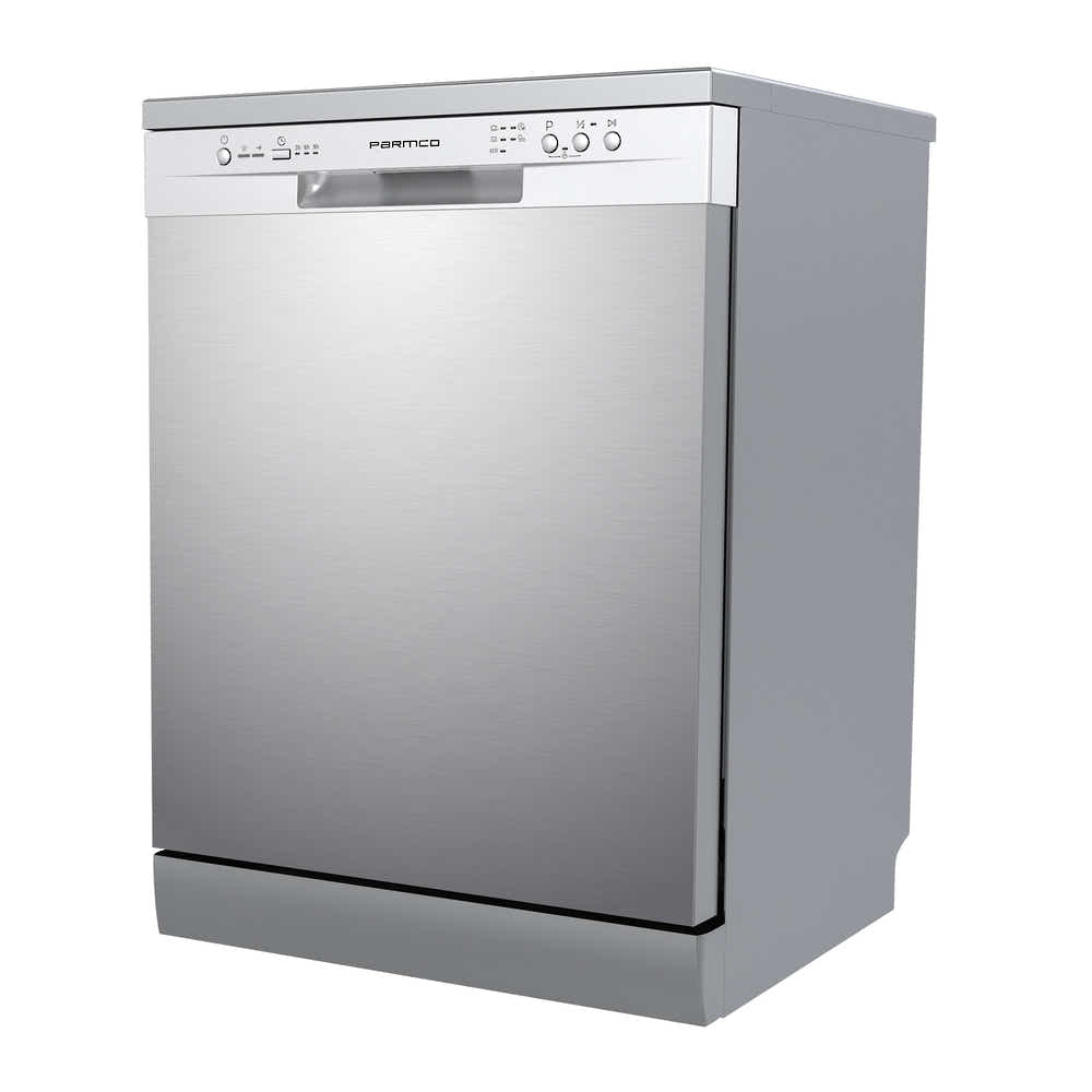 T Parmco 600mm Stainless Steel Economy Freestanding Dishwasher
