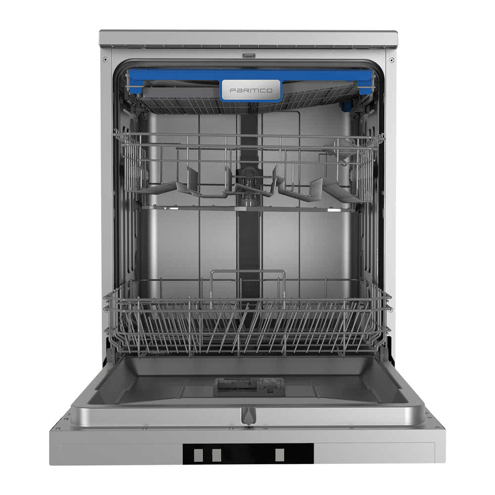 T Parmco 600mm Stainless Steel Freestanding Dishwasher, LED Display
