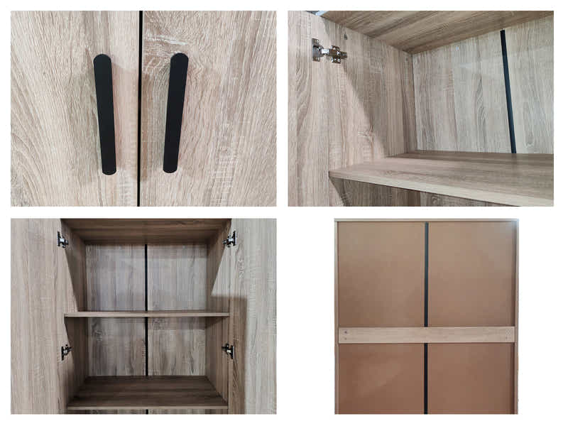 Einar 2 Doors Cabinet Upgraded