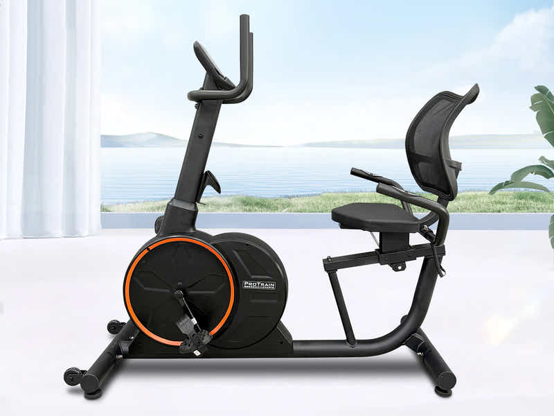 Recumbent Bike With APP and Resistance Band