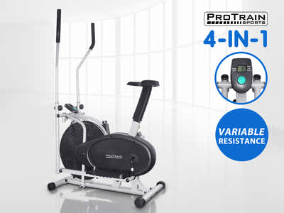 Elliptical Trainer With Saddle