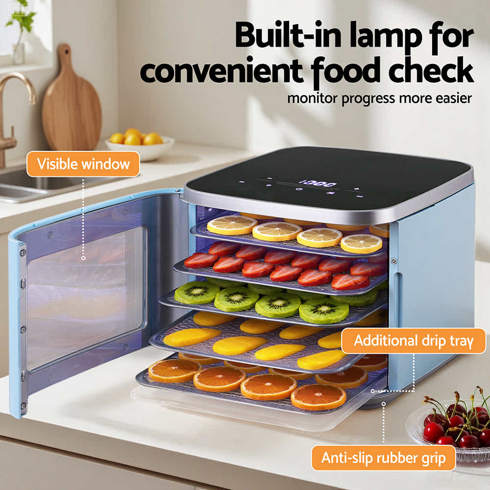 DS NA Devanti 5 Trays Food Dehydrator Mini Fruit Dryer 500W