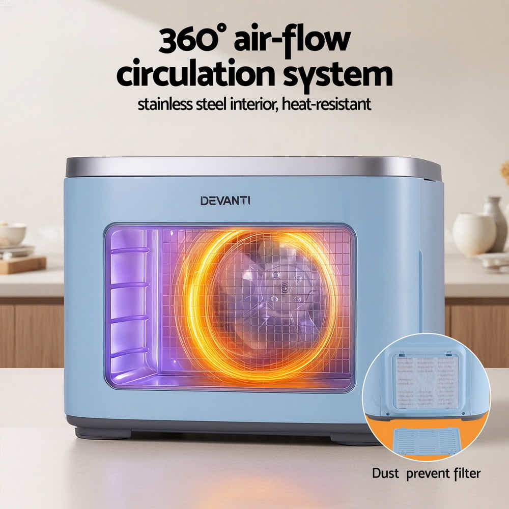 DS NA Devanti 5 Trays Food Dehydrator Mini Fruit Dryer 500W