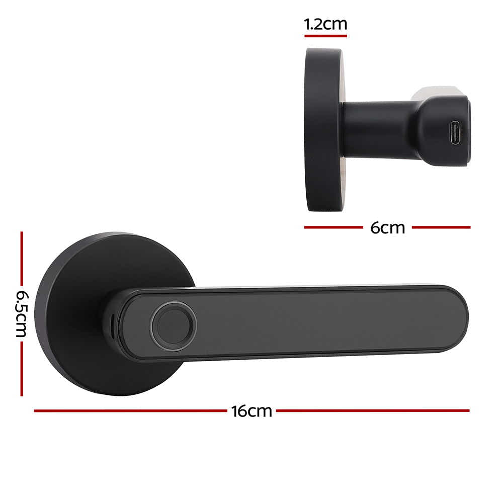 DS NA UL-tech Fingerprint Door Lock Smart Electronic Handle