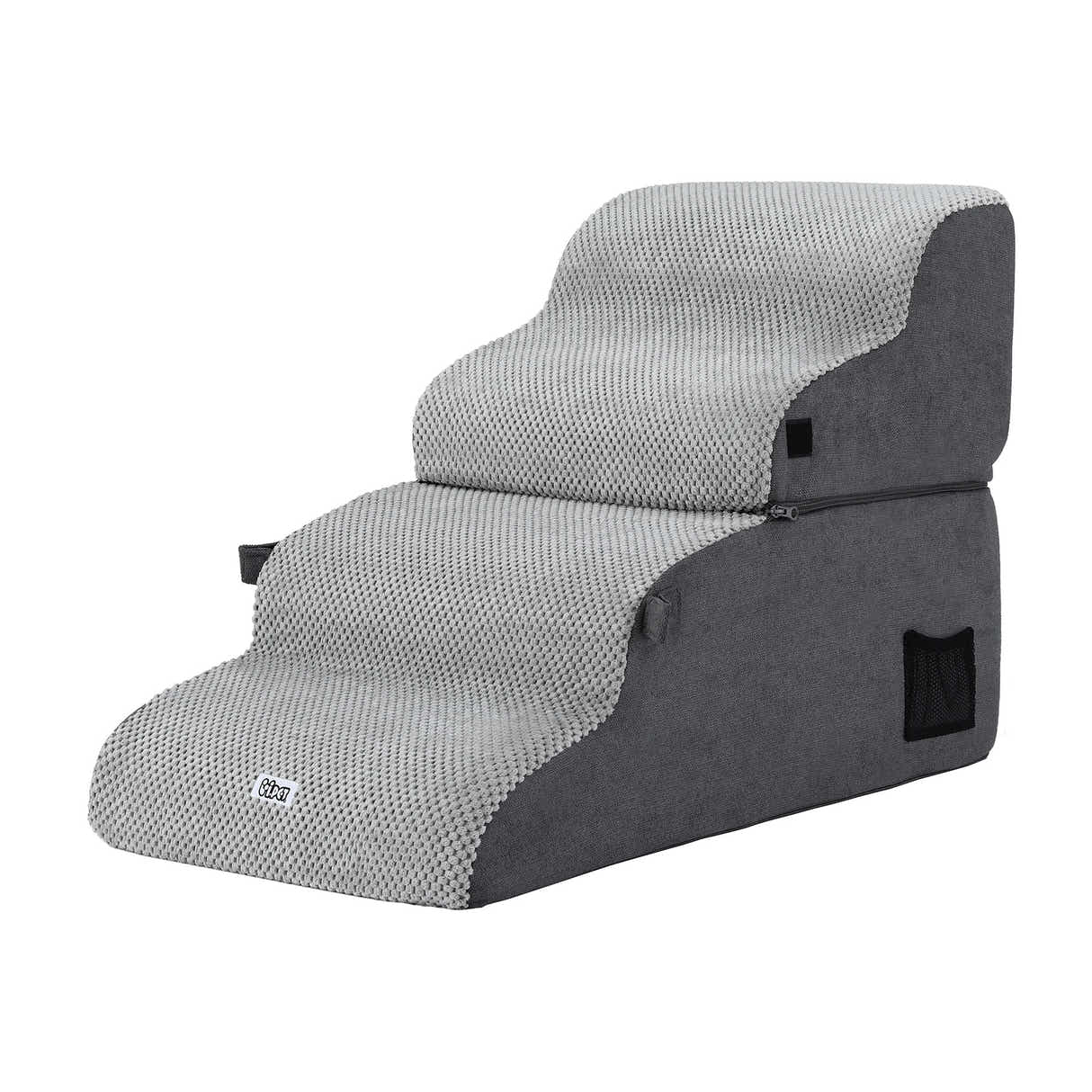DS NA i.Pet Dog Stairs and Bed 2-in-1 Sofa Car Foam Non-Slip Washable Pet Stairs