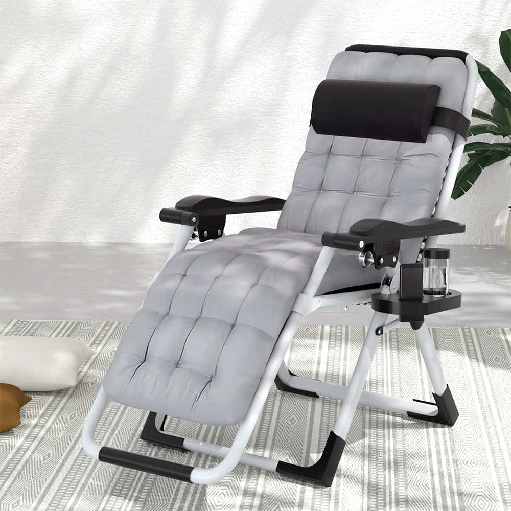Gardeon Sun Lounge Folding Lounger Camping Zero Gravity Chair