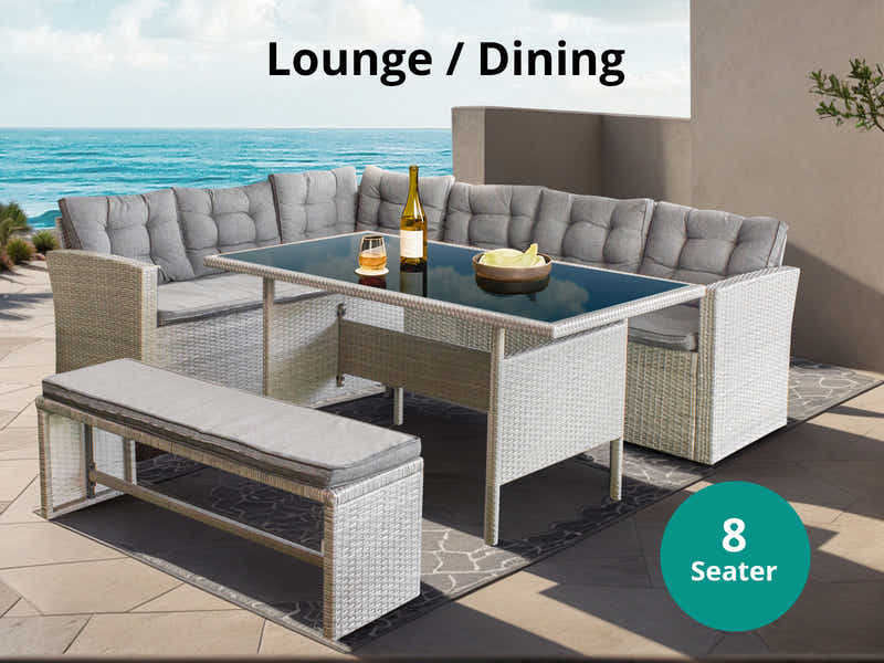 Catania 4-Piece Steel Outdoor Dining Set