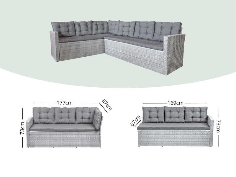 Catania 4-Piece Steel Outdoor Dining Set