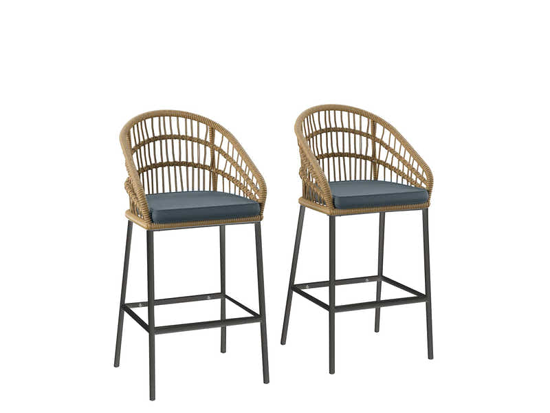 5pc Naturlig Outdoor Bar Set