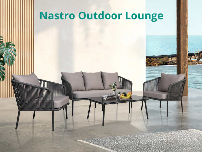Nastro Outdoor Lounge Set Aluminium frame