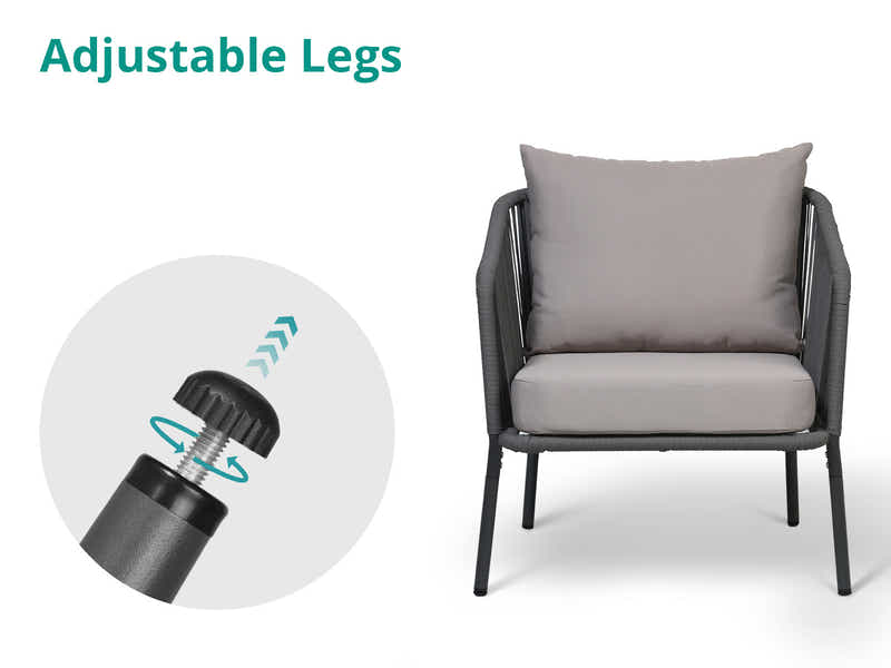 Nastro Outdoor Lounge Set Aluminium frame