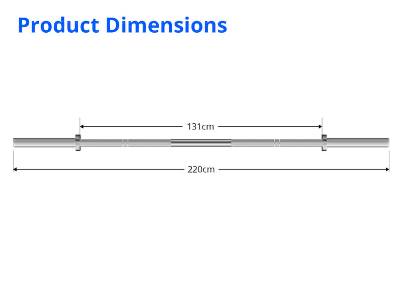 2.2m Olympic Bar x1 With Bearings