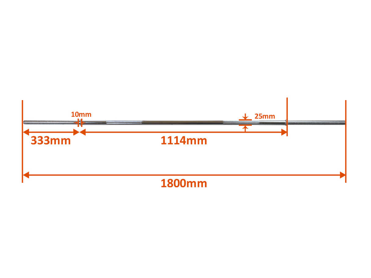 DS Straight Barbell Bar 1.8M x1