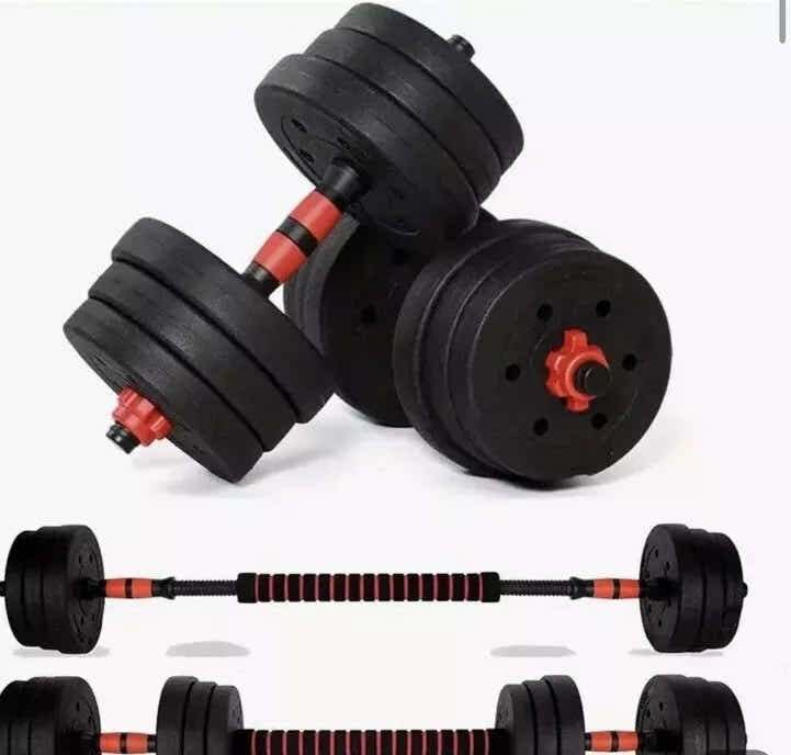 DS Dumbbell Set 3in1 Adjustable Barbell 20KG
