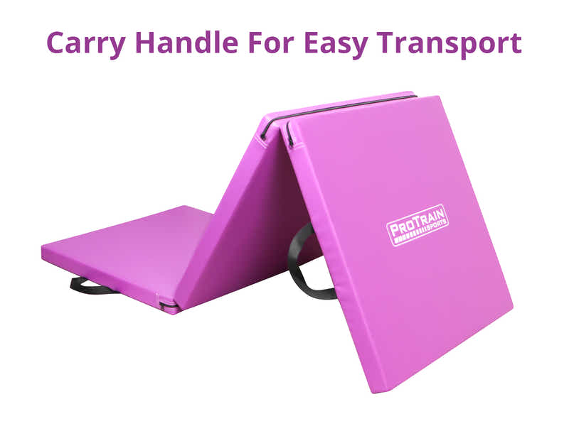 Folding Exercise Mat - Purple