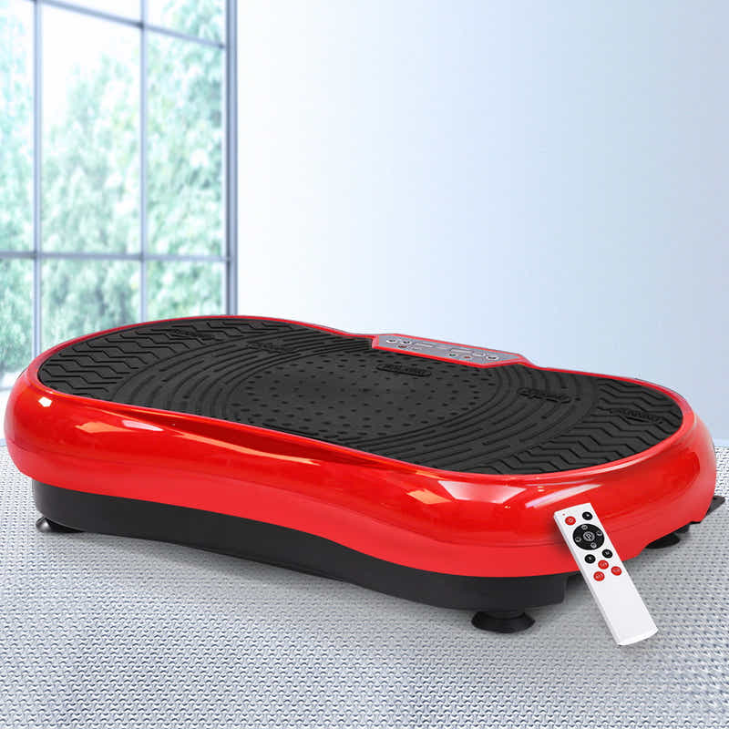 DS NA Everfit Vibration Machine Plate Platform Body Shaper Home Gym Fitness Red
