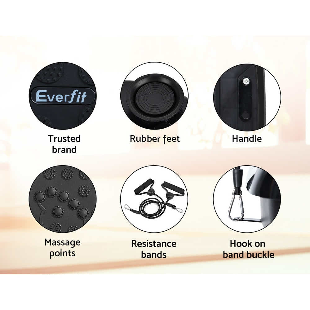 DS NA Vibration Machine Machines Platform Plate Vibrator Exercise Fit Gym Home