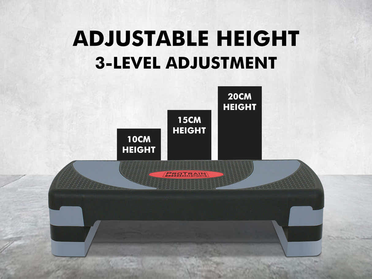 3-Level Aerobic Step - 10 cm / 15 cm / 20 cm