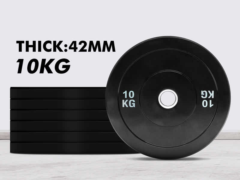 Rubber Bumper Plates 10KG x2