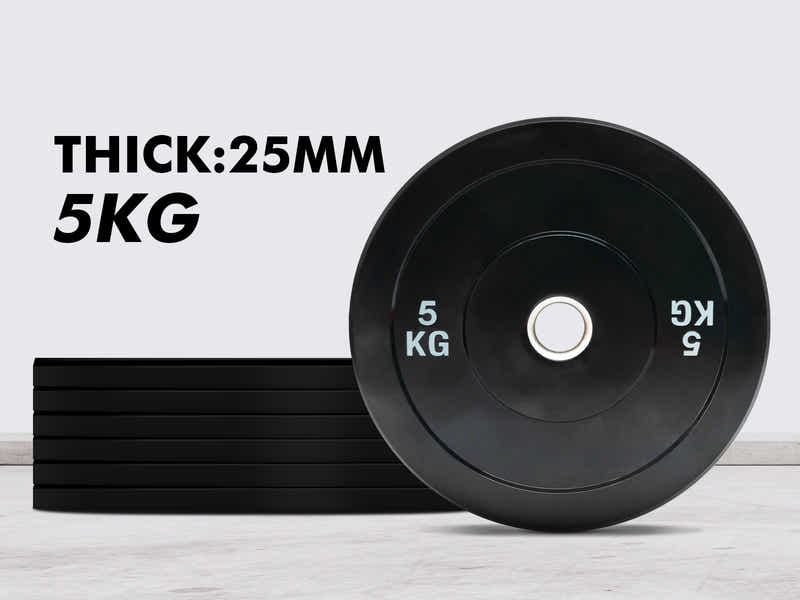 DS Rubber Bumper Plates 5KG x2