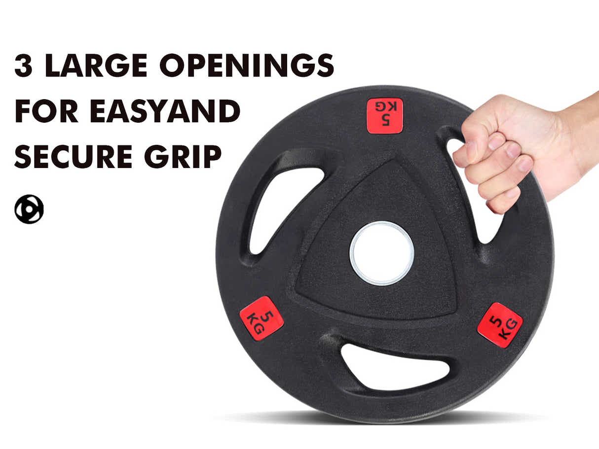 DS Rubber Weight Plates 5kg - Set of 4