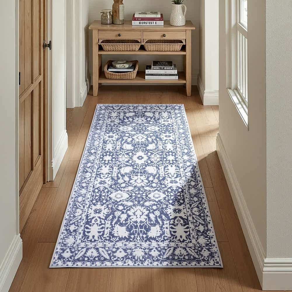 DS NA Artiss Hallway Runner Rug 80x180cm Soft Velvet Washable Modern Kitchen Mat