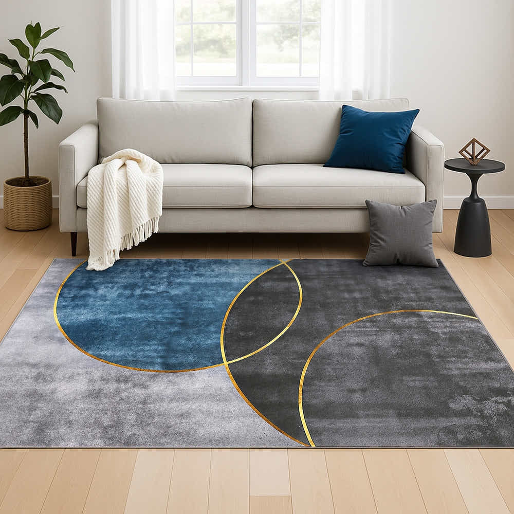 DS NA Artiss Washable Floor Rug 160X230cm Large Geometric Area Floor Carpet