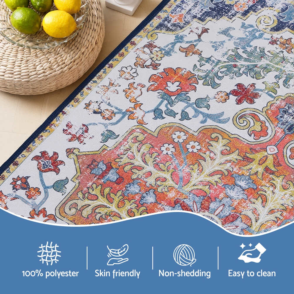 DS NA Artiss Floor Rug 50X80 Doormat Carpet Short Pile Non-Slip Entryway