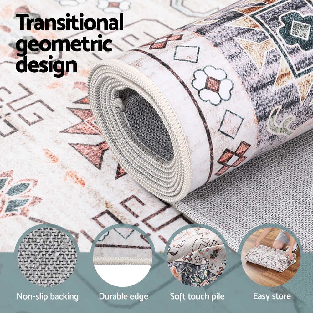 DS NA Artiss Washable Floor Rug 160X230cm Large Area Modern Living Room Carpet