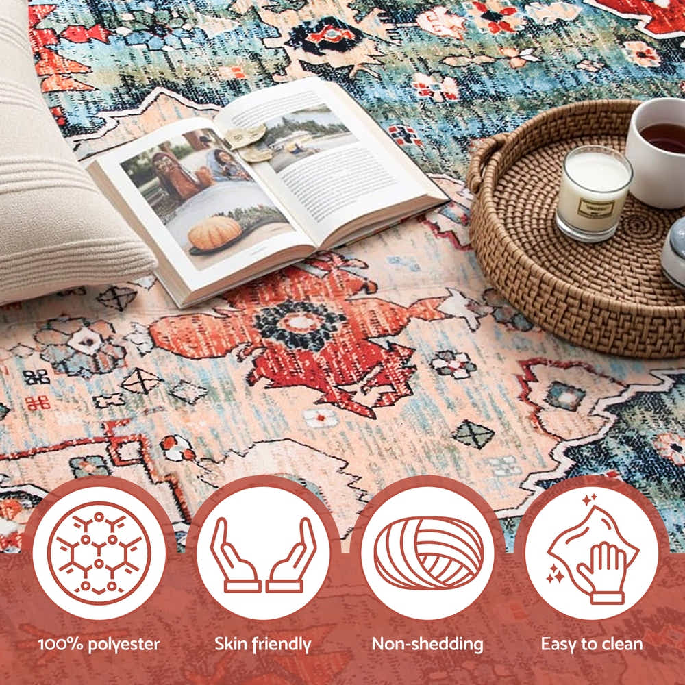 DS NA Artiss Floor Rug 240X340cm Large Washable Area Modern Living Room Carpet