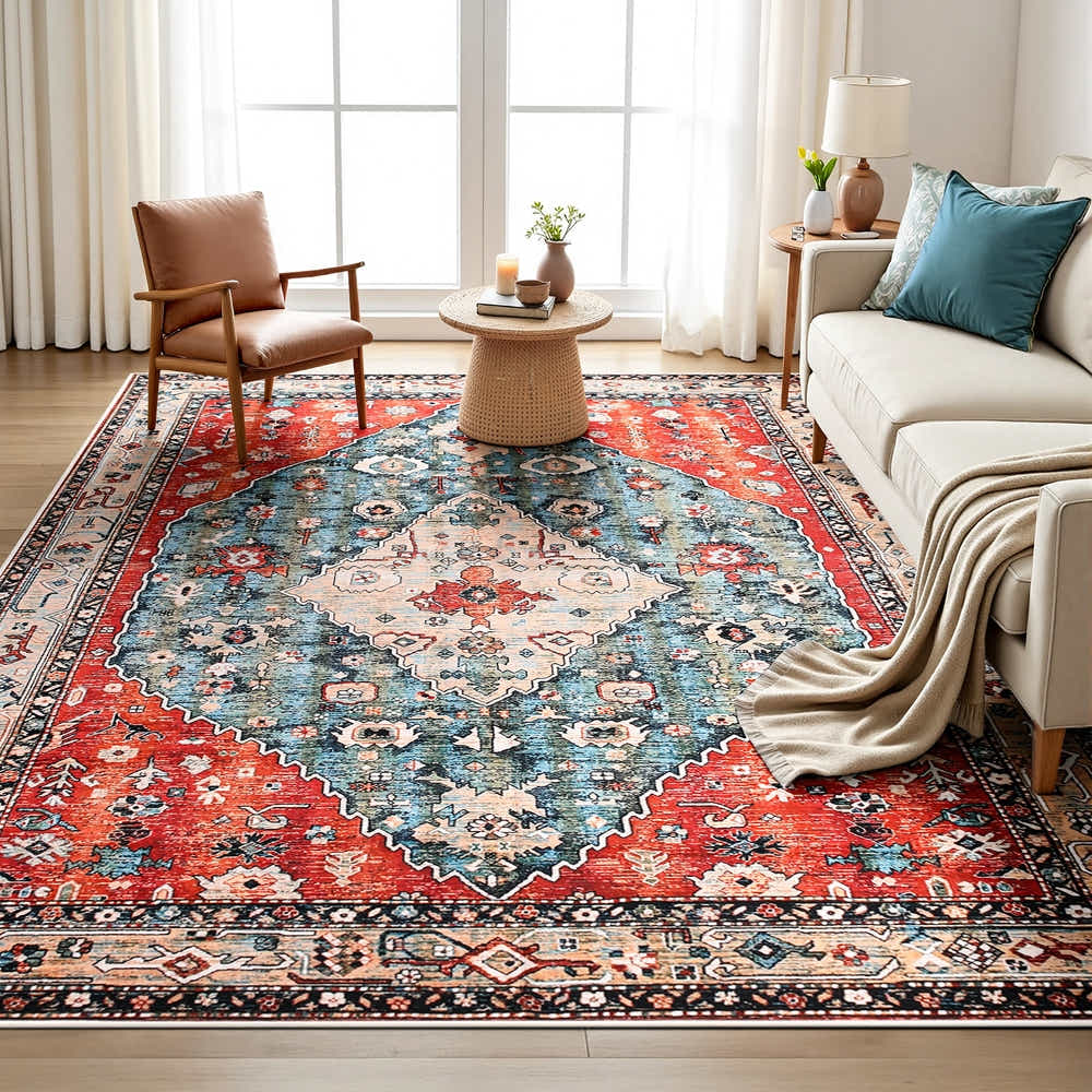 DS NA Artiss Floor Rug 240X340cm Large Washable Area Modern Living Room Carpet
