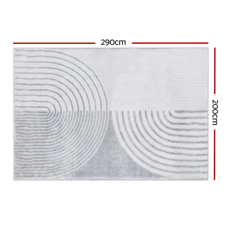 DS NA Rug 200x290cm Area Rug Washable Mat Large Carpet Faux Rabbit Fur Cyril