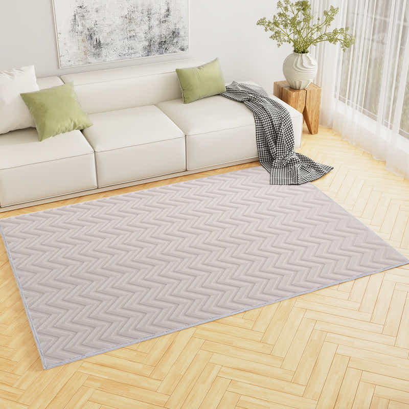 DS NA Artiss Rug 160x230cm Area Rug Washable Mat Large Carpet Microfiber Ripple