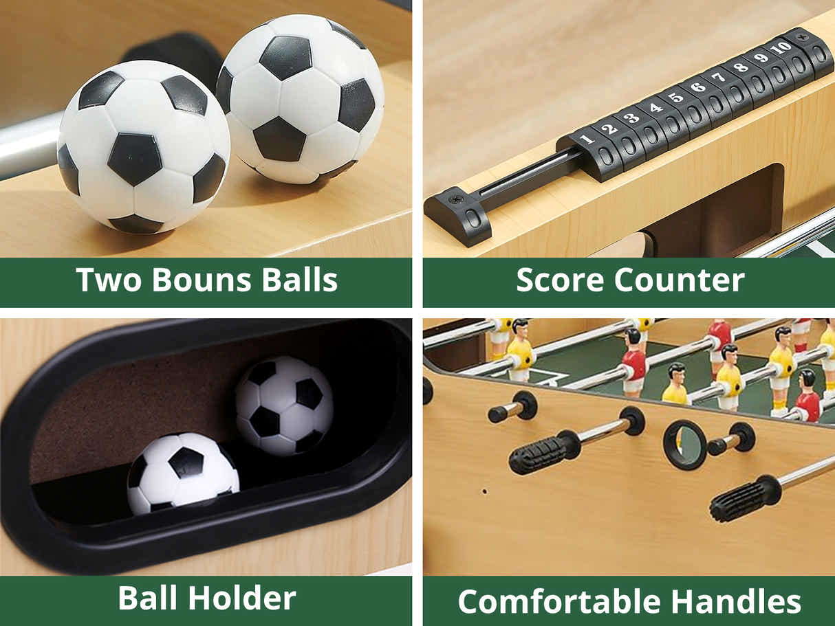 Foldable Foosball Table - 4 Ft