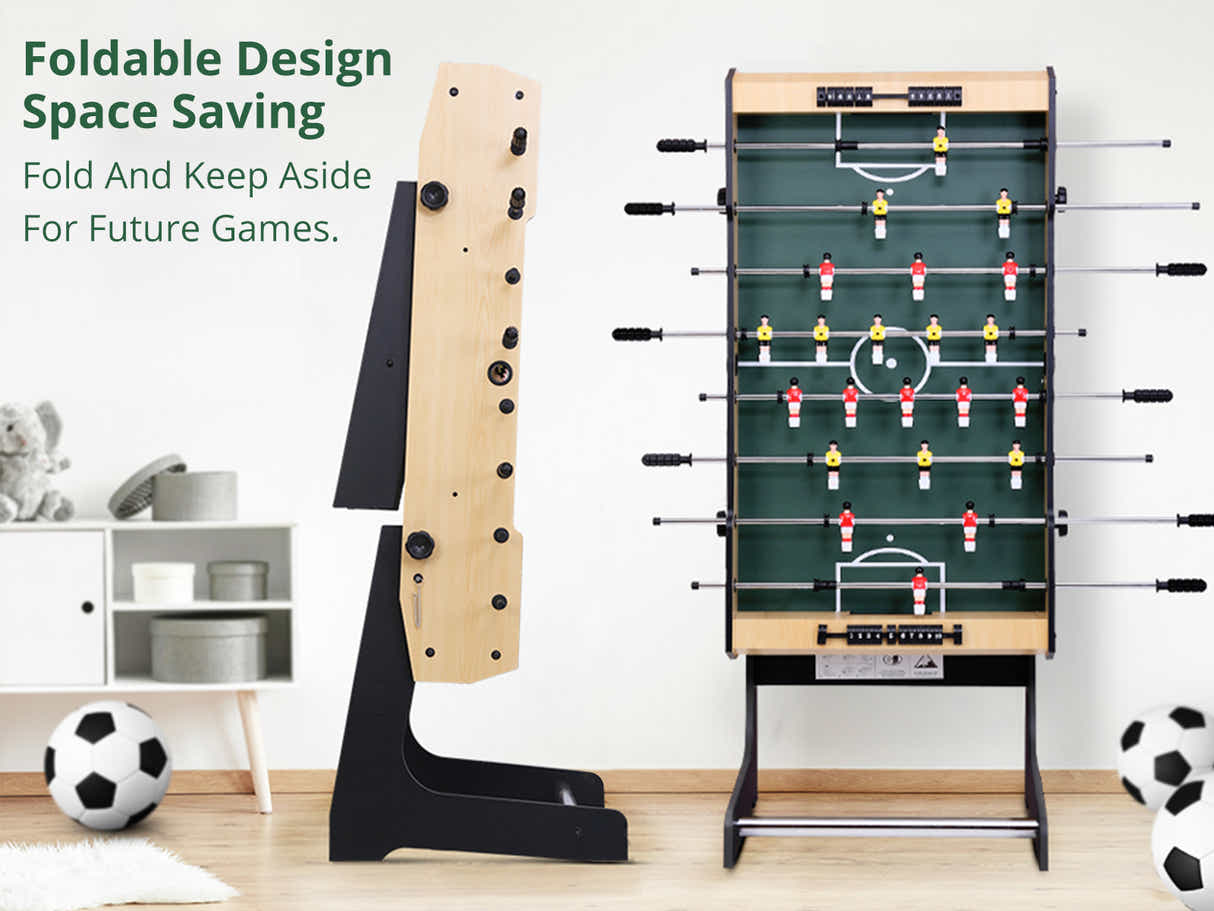 Foldable Foosball Table - 4 Ft