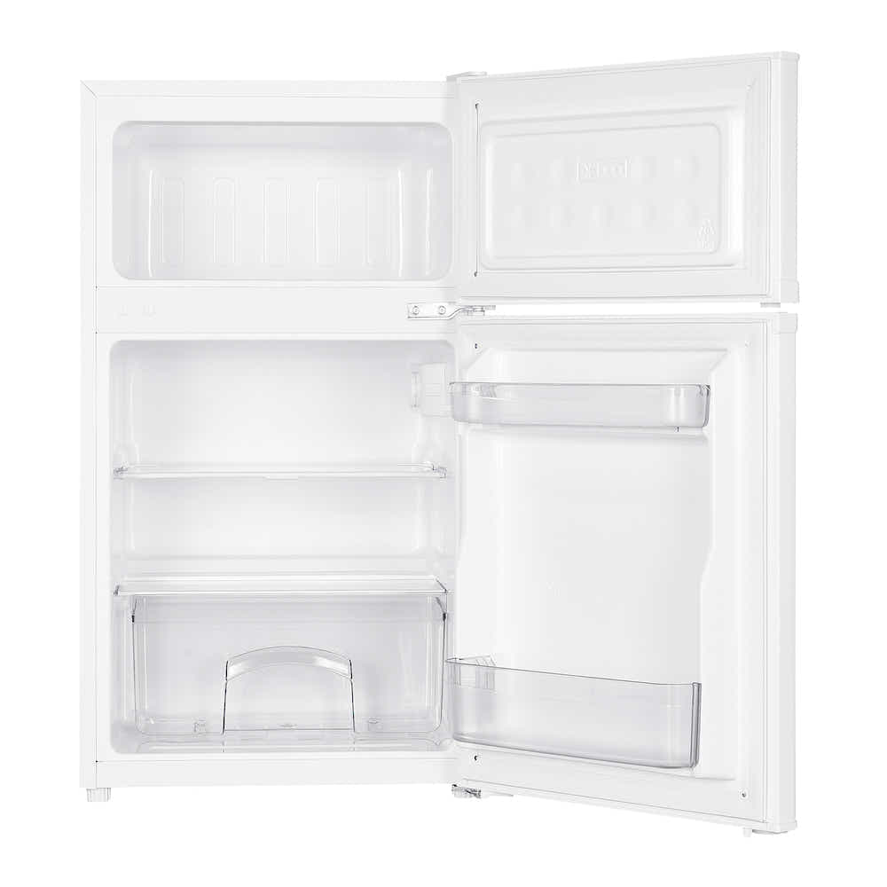 T Parmco 85L White Bench Fridge Freezer