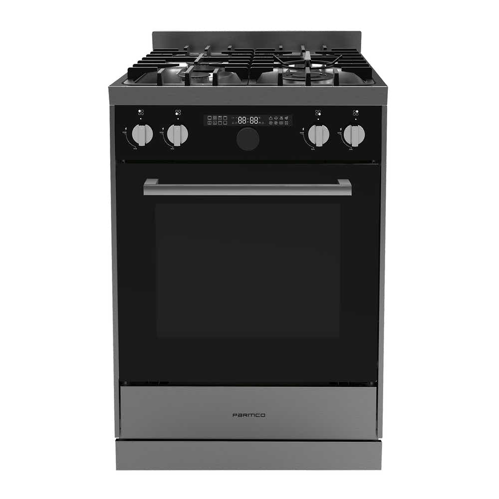 T Parmco FREESTANDING STOVE 600MM GLASS GAS