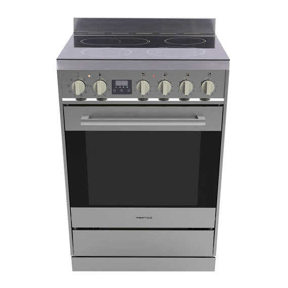 T Parmco FREESTANDING STOVE 600MM STAINLESS CERAMIC