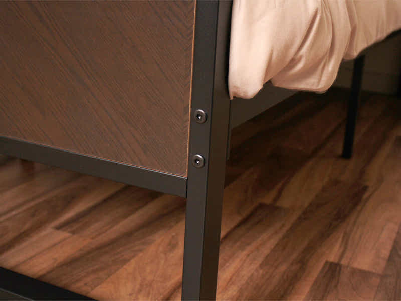 Fraser Bed Frame Walnut - Queen