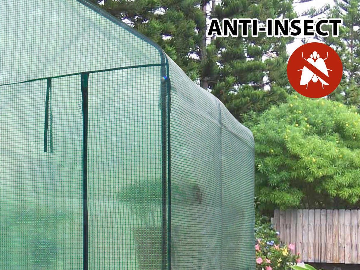 PE Mesh Walk-In Greenhouse - 1.2m x 1.9m