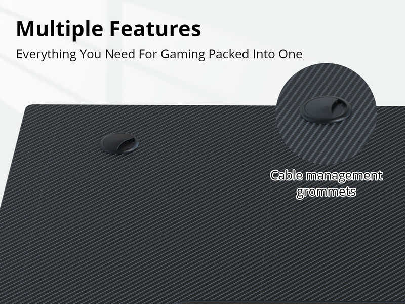 Gaming Table R6 120cm & Faron Gaming Chair PVC Red