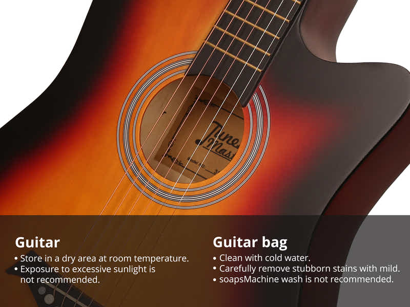 DS 38'' Acoustic Guitar 3TS Color