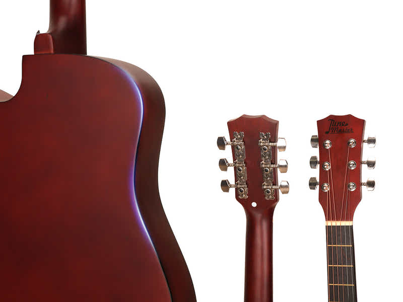 DS 38'' Acoustic Guitar Natural Wood Colour