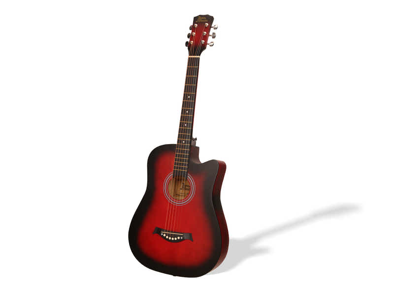 DS 38'' Acoustic Guitar Red Colour