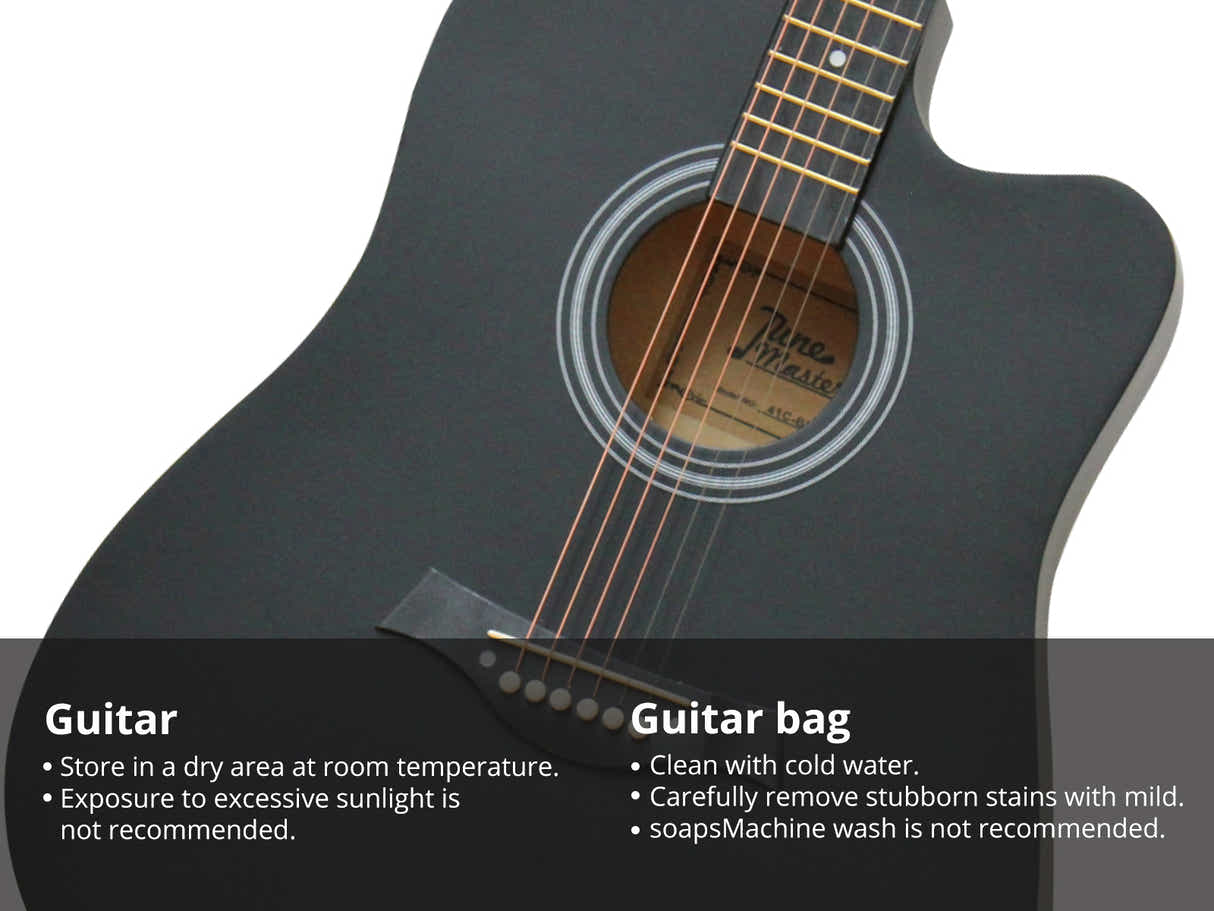 41'' Acoustic Guitar - Black