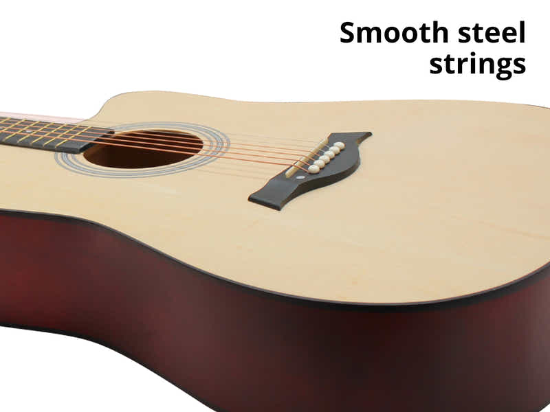 DS 41'' Acoustic Guitar Natural Wood Color
