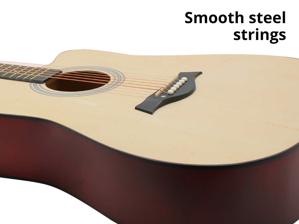 41'' Acoustic Guitar - Natural Wood